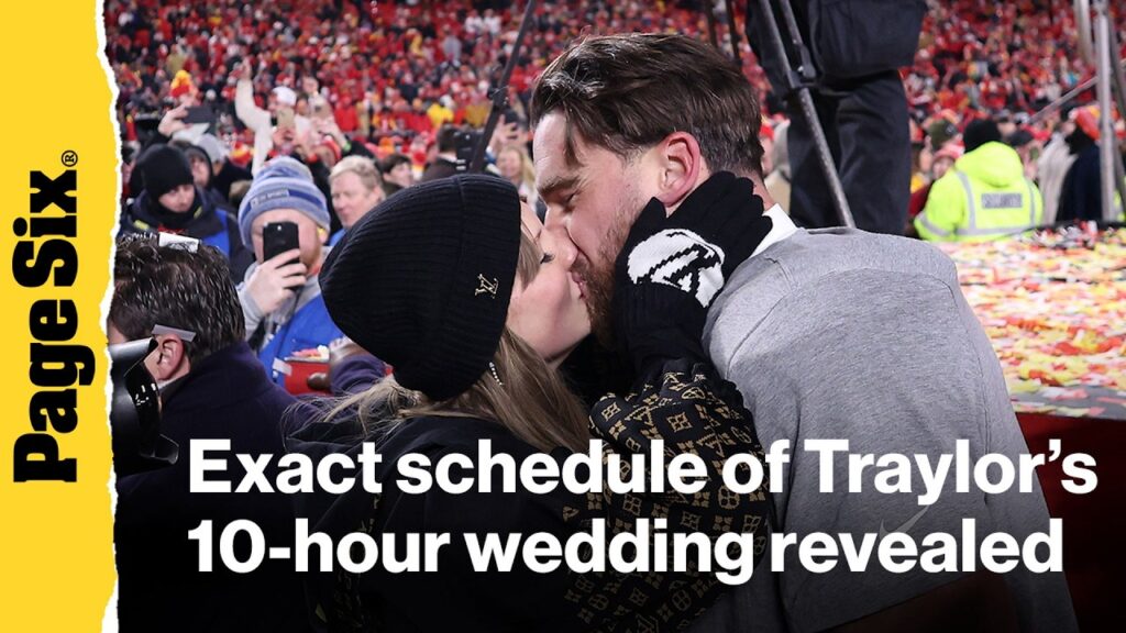 Exact schedule of Taylor Swift and Travis Kelce’s 10-hour MSG wedding revealed Exact schedule of Taylor Swift and Travis Kelce's 10-hour MSG wedding revealed