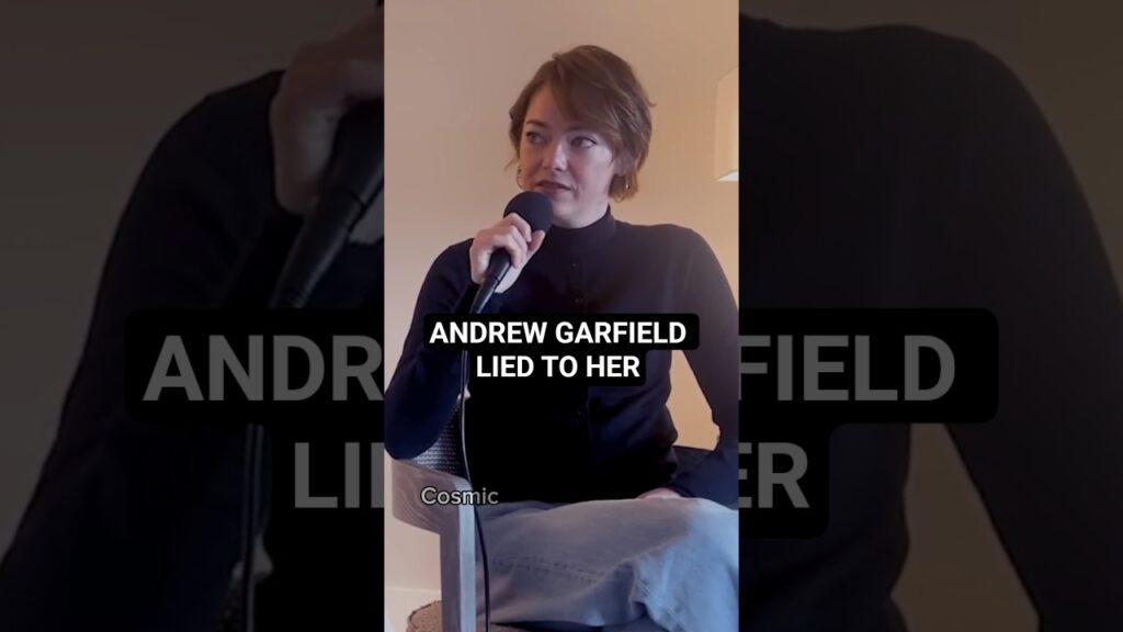 Andrew Garfield Lied to Emma Stone About Spider-Man