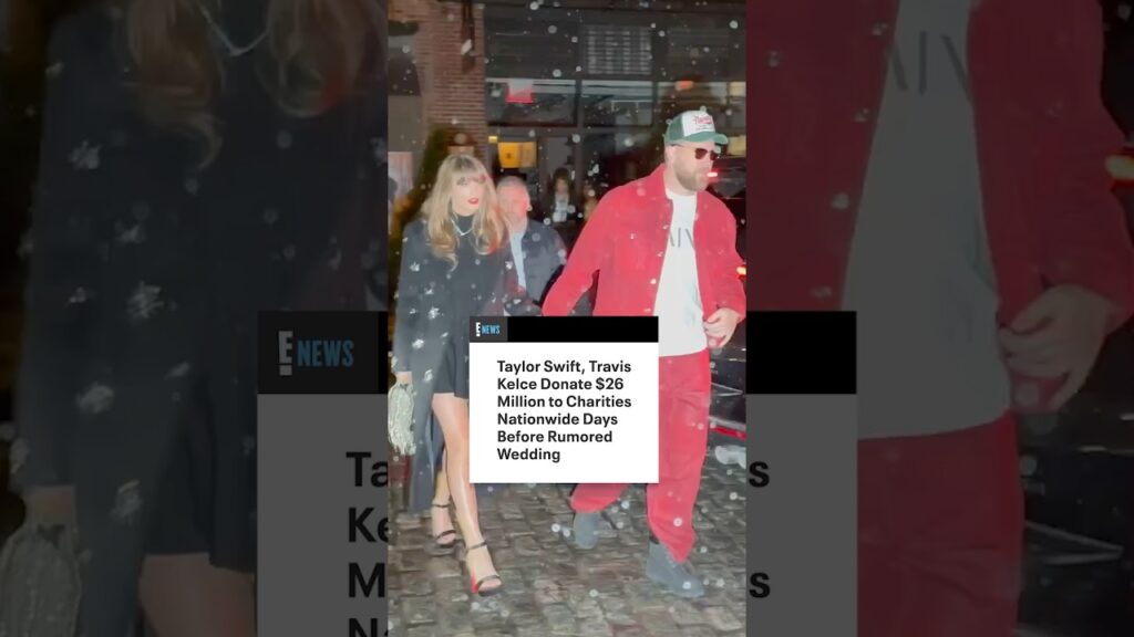 Taylor Swift and Travis Kelce are bringing a gold rush to those who need it most. ❤️