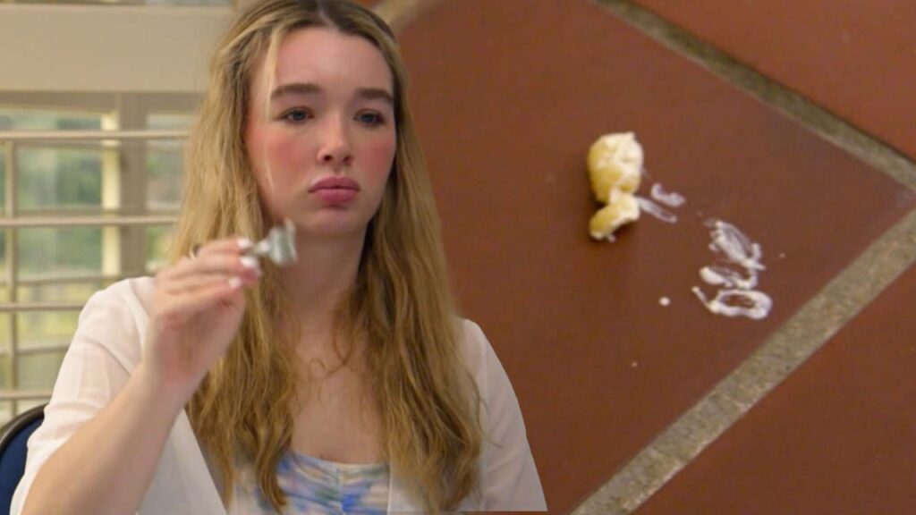 Baylen Out Loud: Baylen THROWS FOOD While Taste-Testing Dishes for Wedding (Exclusive)