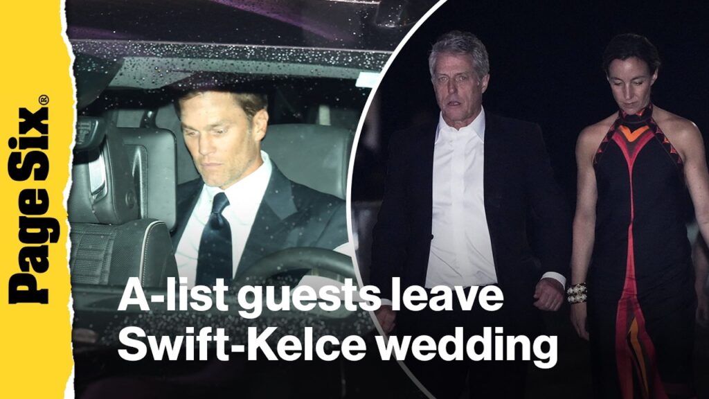 Celebrity guests spotted leaving Taylor Swift and Travis Kelce’s wedding Celebrity guests spotted leaving Taylor Swift and Travis Kelce's wedding