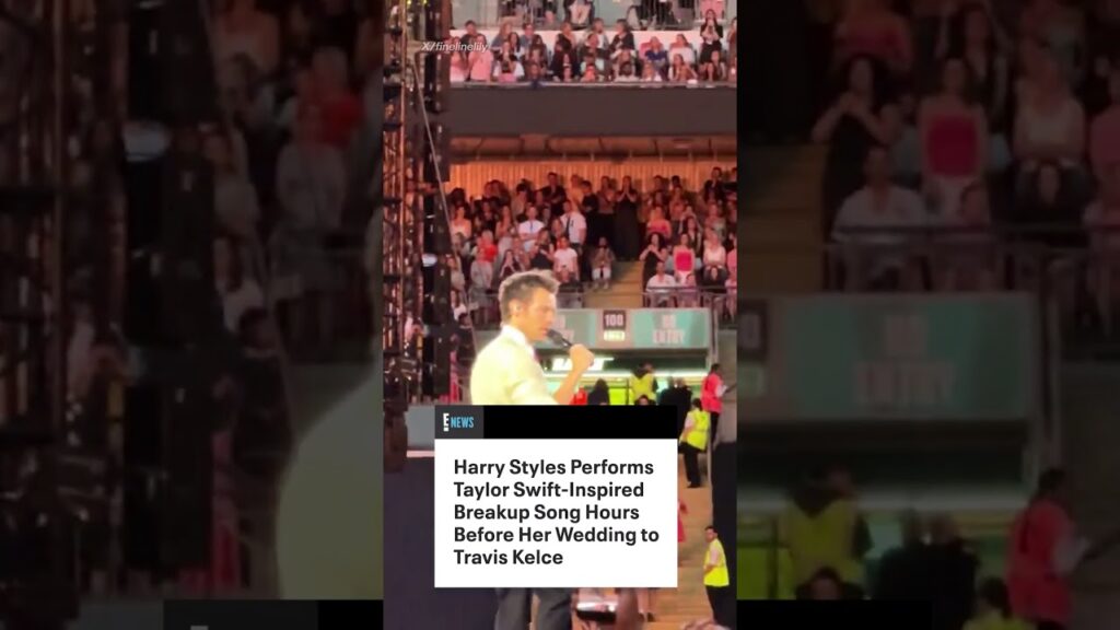Harry Styles performs song about Taylor Swift the day of her wedding (🎥: X/finelinelily) Harry Styles performs song about Taylor Swift the day of her wedding (🎥: X/finelinelily)