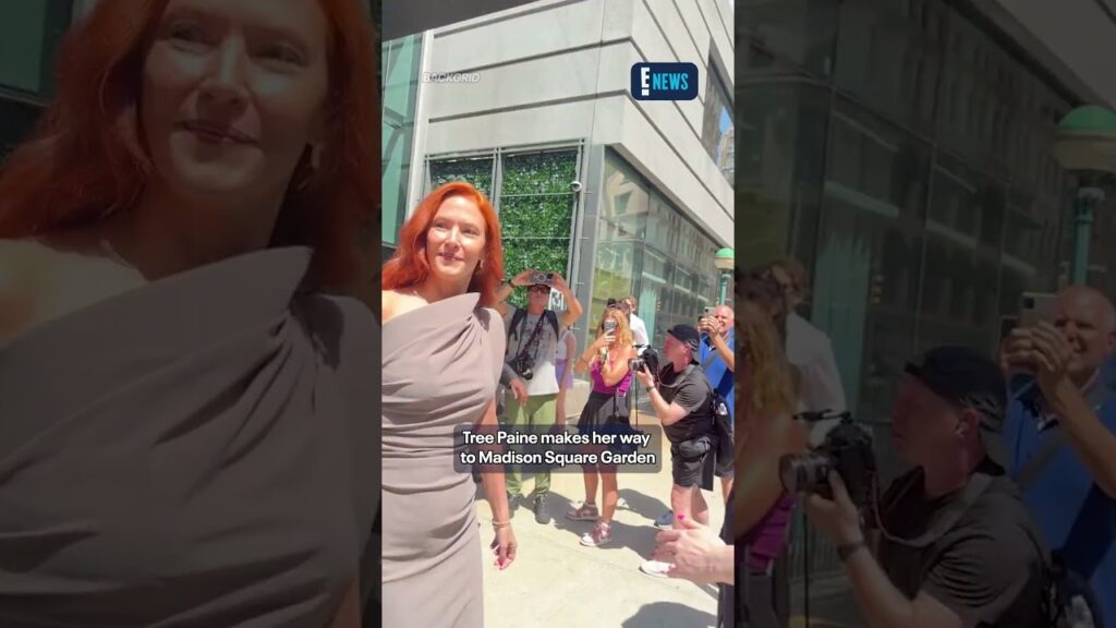 Tree Paine heads to Madison Square Garden for Taylor Swift and Travis Kelce's wedding. (🎥: BACKGRID)