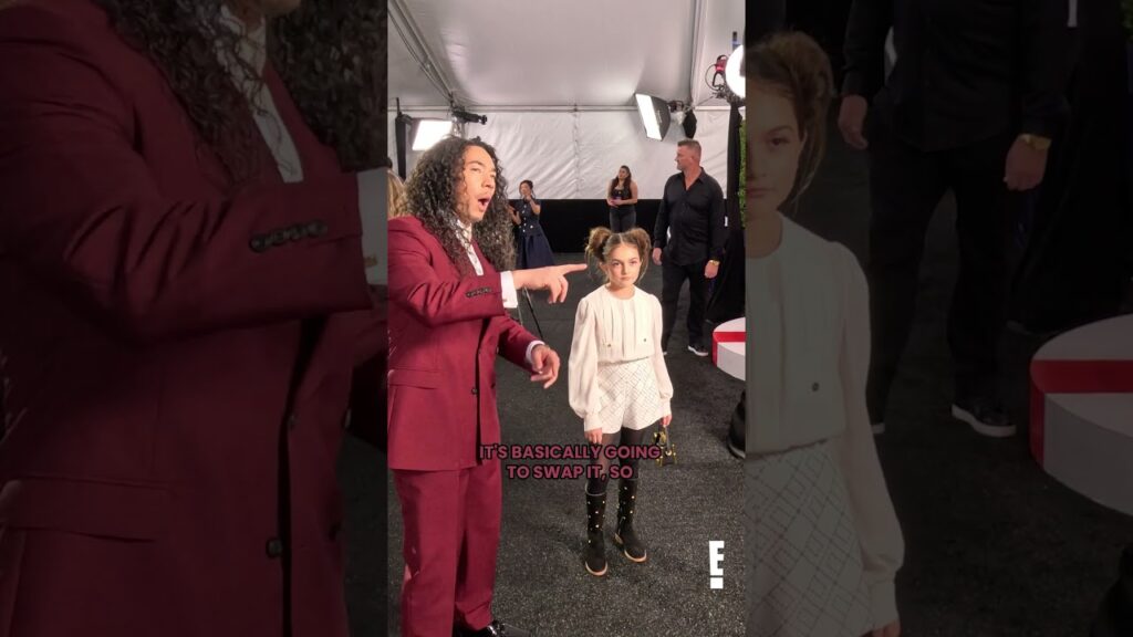 Taylen Biggs put her own twist on the #CriticsChoice #Glambot. 🤩