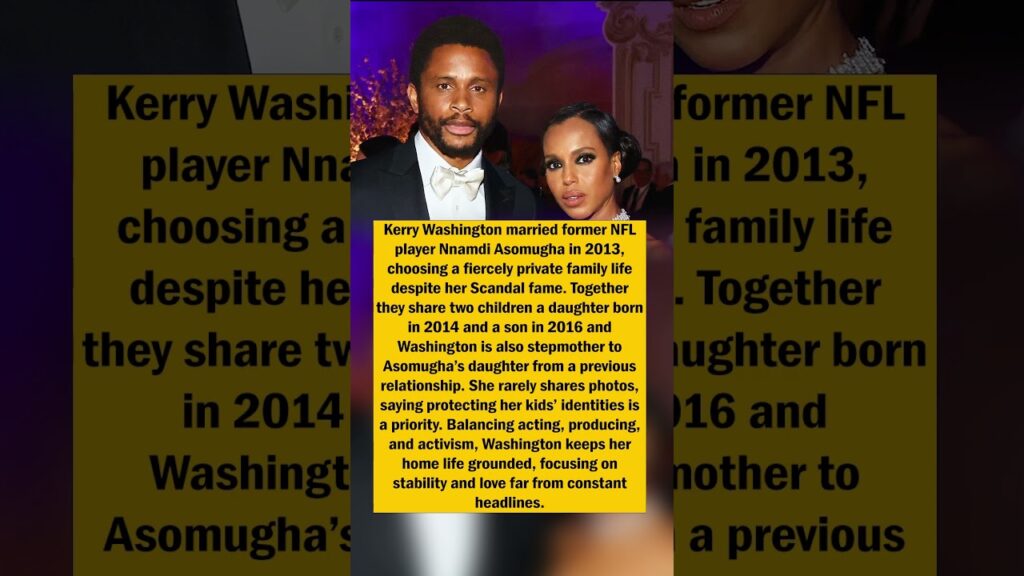 Kerry Washington’s Private Mom Life Kerry Washington’s Private Mom Life