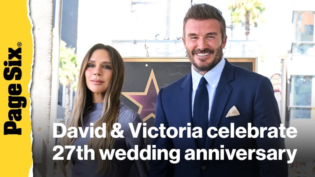 David and Victoria Beckham celebrate 27th wedding anniversary David and Victoria Beckham celebrate 27th wedding anniversary