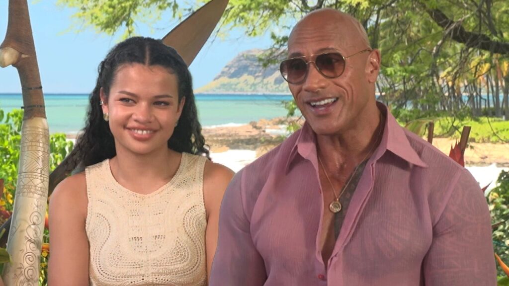 Moana: Dwayne Johnson Reveals Secret Inspo Behind Maui as He Welcomes Catherine Lagaʻaia to the Fam Moana: Dwayne Johnson Reveals Secret Inspo Behind Maui as He Welcomes Catherine Lagaʻaia to the Fam