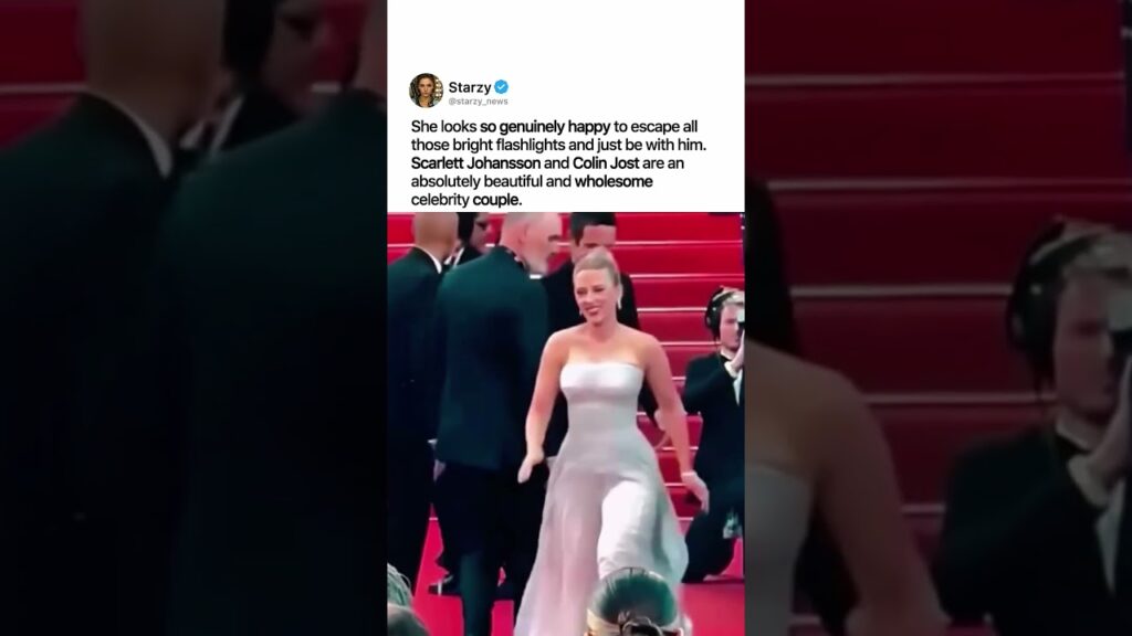 SCARLETT JOHANSSON ESCAPES RED CARPET CAMERAS SCARLETT JOHANSSON ESCAPES RED CARPET CAMERAS