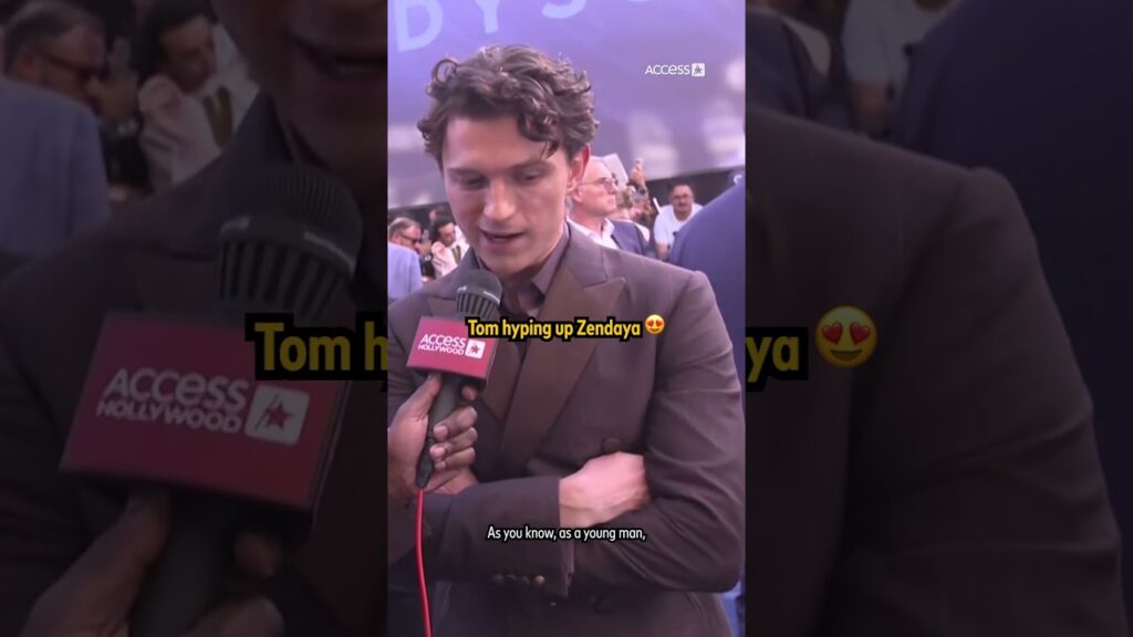 Tom Holland Adorably Hypes Up Zendaya On Red Carpet Tom Holland Adorably Hypes Up Zendaya On Red Carpet