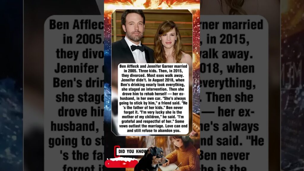 Ben Affleck Finally Admits What Jennifer Garner Did for Him’ Ben Affleck Finally Admits What Jennifer Garner Did for Him'