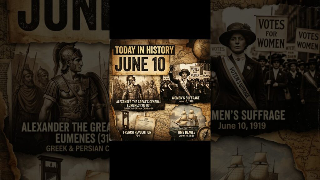 Today in History June 10th #history #historyminute #onthisday #onthisdayinhistory #historyevents Today in History June 10th #history #historyminute #onthisday #onthisdayinhistory #historyevents