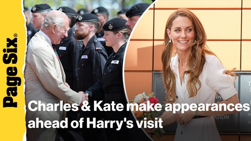 King Charles and Kate Middleton make public appearances ahead of Prince Harry’s visit to London King Charles and Kate Middleton make public appearances ahead of Prince Harry's visit to London