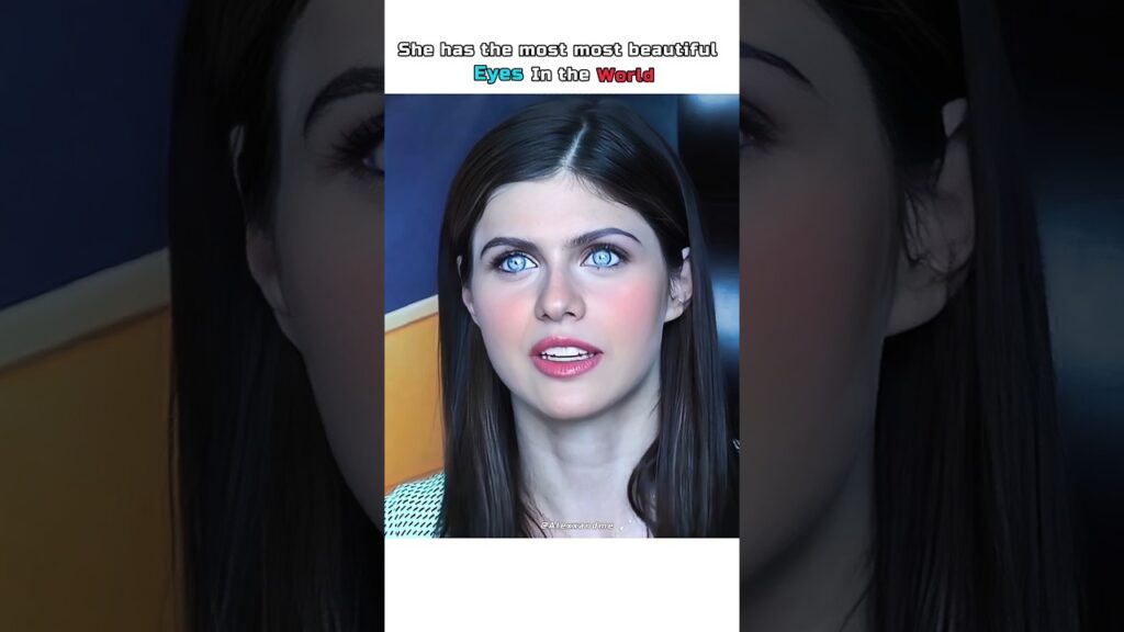She has the most beautiful eyes 👀❤️#eyes #alexandradaddario #ytshorts