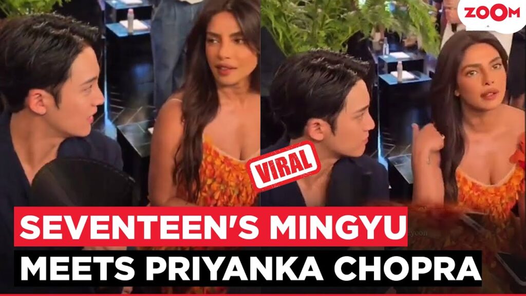 K-Pop Meets Bollywood! Mingyu’s Interaction With Priyanka Chopra Goes Viral K-Pop Meets Bollywood! Mingyu's Interaction With Priyanka Chopra Goes Viral