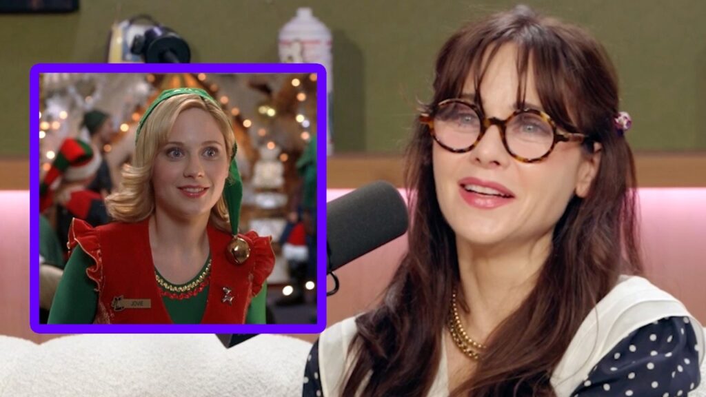 Zooey Deschanel on the Real Reason She Had Blonde Hair in ‘ELF’ Zooey Deschanel on the Real Reason She Had Blonde Hair in 'ELF'