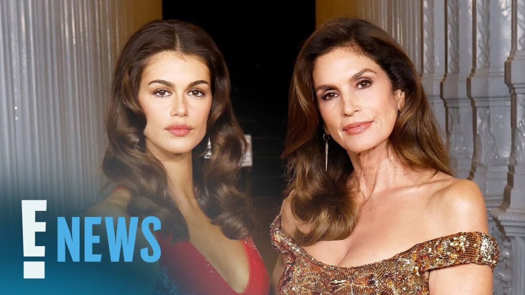 Cindy Crawford, Kaia Gerber Twin at Taylor Swift, Travis Kelce Wedding | E! News Cindy Crawford, Kaia Gerber Twin at Taylor Swift, Travis Kelce Wedding | E! News