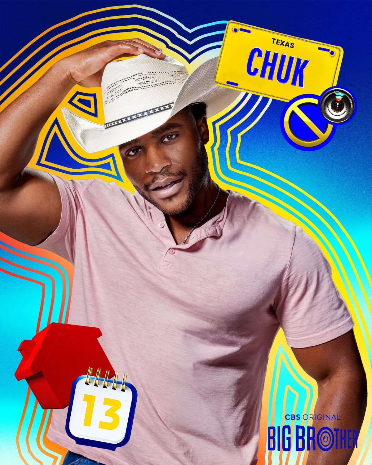 Chuk Anyanwu, Houseguest on Season 28 of the CBS Original Series Big Brother, scheduled to air on the CBS Television Network and streaming on Paramount+. -- Photo: Evan Mulling ©2026 CBS Broadcasting, Inc. All Rights Reserved.