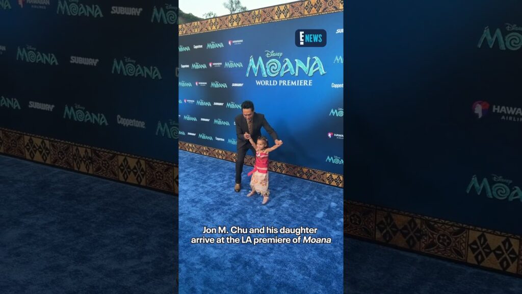 We’re crazy for this father-daughter moment between Jon M Chu & his daughter at the “Moana” premiere We're crazy for this father-daughter moment between Jon M Chu & his daughter at the "Moana" premiere