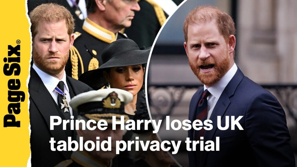Prince Harry loses UK tabloid privacy trial during home visit