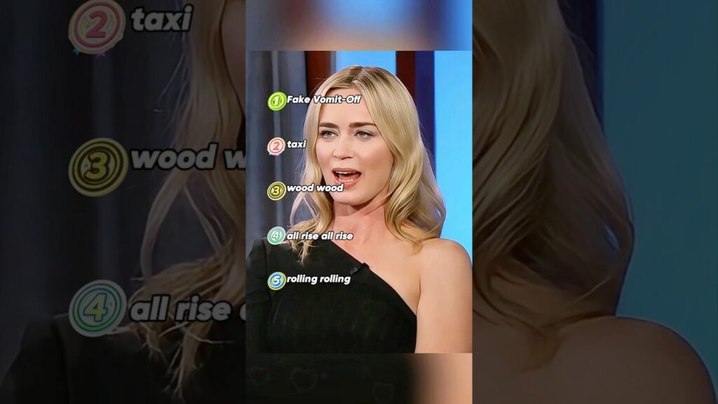 Emily Blunt’s Chaotic Interview Moments#emily #trending #funny #comedy #foryou #youtubeshorts