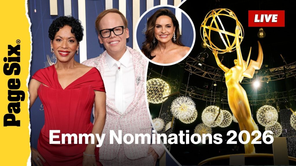 Watch the 2026 Primetime Emmy nominations live Watch the 2026 Primetime Emmy nominations live