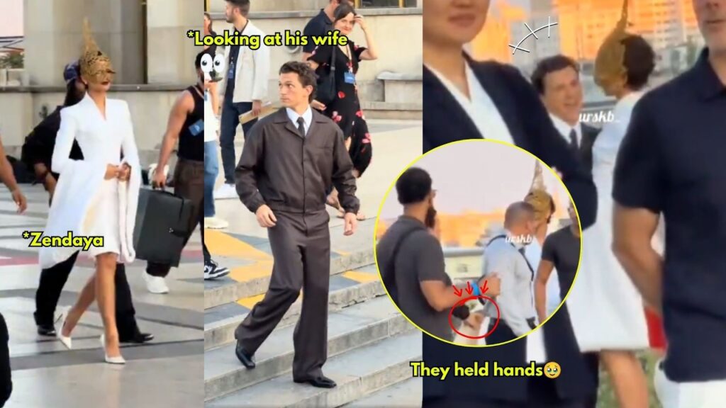 Tom Holland stopping just to wait for Zendaya and her stopping right after😭 CAN’T HANDLE THESE TWO Tom Holland stopping just to wait for Zendaya and her stopping right after😭 CAN’T HANDLE THESE TWO