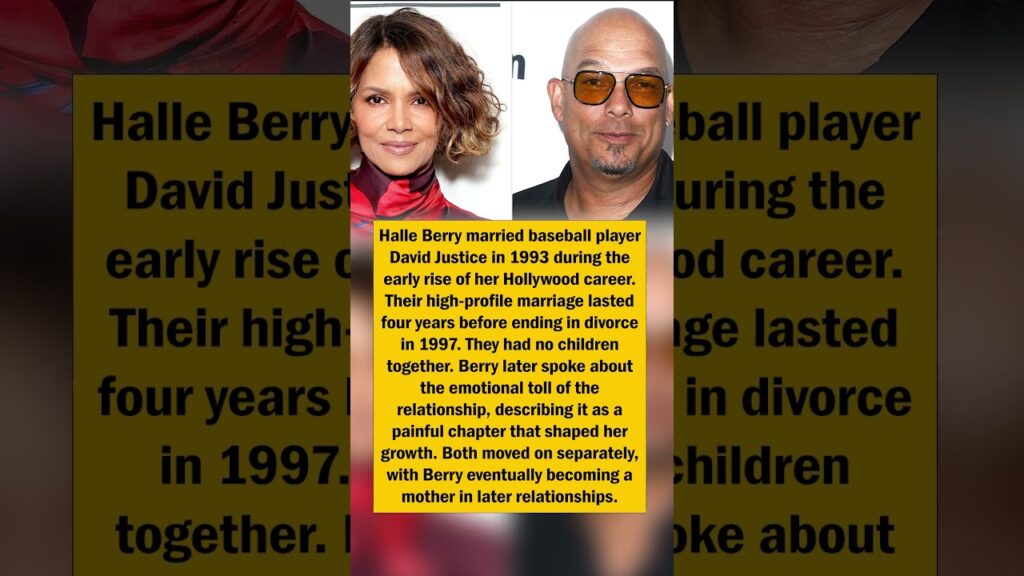Halle Berry’s First Marriage Halle Berry’s First Marriage