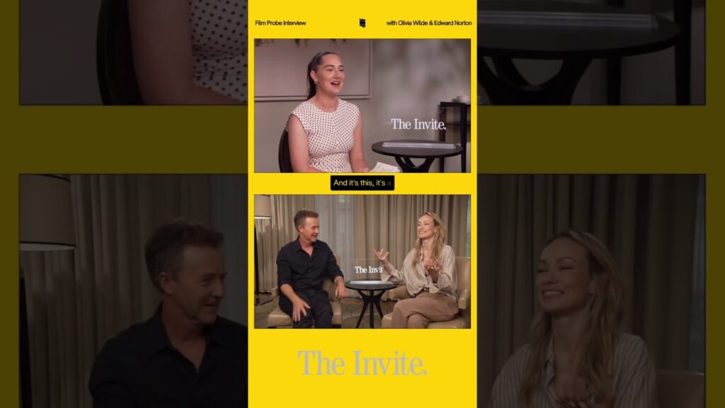 Interview with Stars of ‘The Invite’ | Olivia Wilde & Edward Norton Discuss the Marriage & Character Interview with Stars of 'The Invite' | Olivia Wilde & Edward Norton Discuss the Marriage & Character
