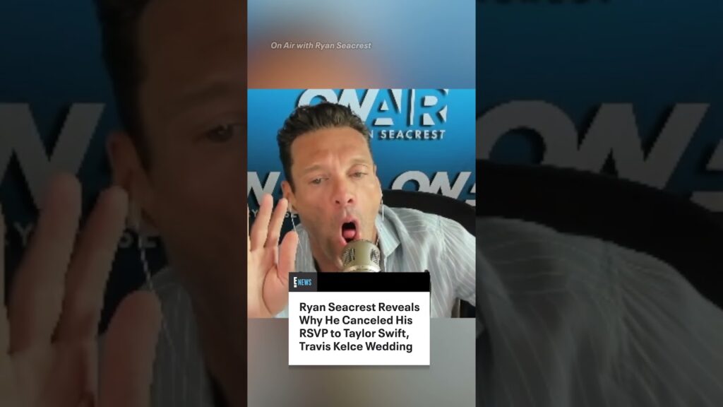 For Ryan Seacrest, it 𝓌𝒶𝓈 an invitation—but he didn't fly to NYC for Taylor Swift's wedding.