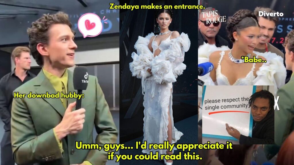 Zendaya calling Tom “babe” AND TOM HOLLAND’S LITTLE SMILE… I CAN’T HANDLE THIS π Zendaya calling Tom "babe" AND TOM HOLLAND'S LITTLE SMILE... I CAN'T HANDLE THIS π