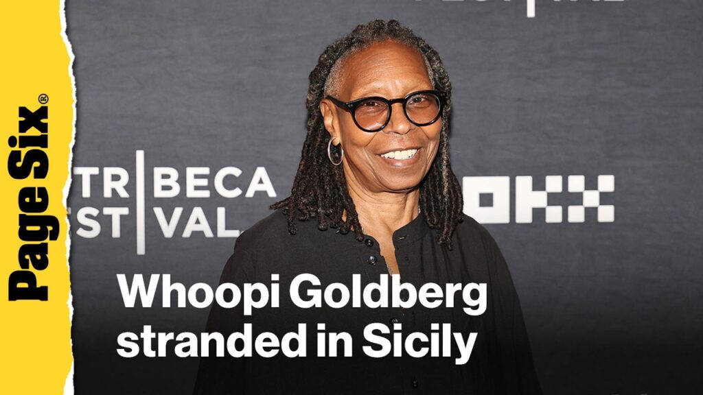 Whoopi Goldberg stranded in Sicily after Mount Etna erupts Whoopi Goldberg stranded in Sicily after Mount Etna erupts