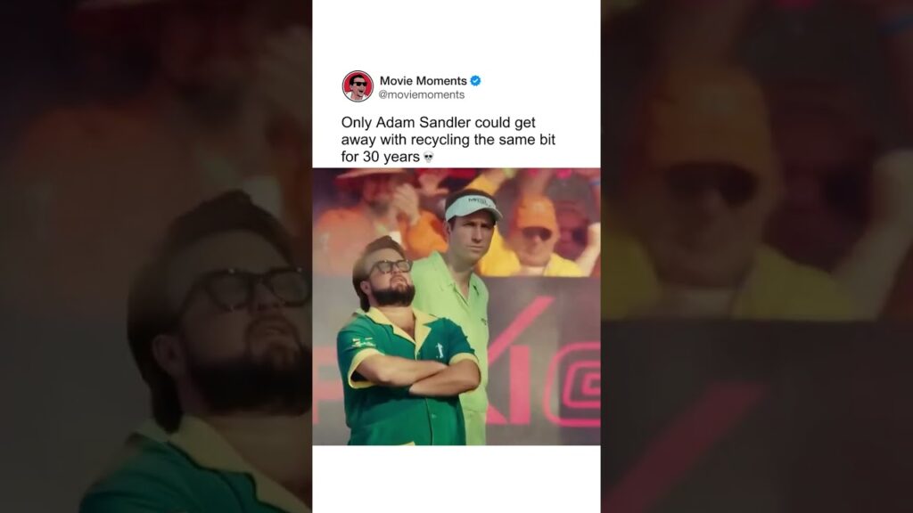 Only Adam Sandler could get away with recycling the same bit for 30 years 💀 Only Adam Sandler could get away with recycling the same bit for 30 years 💀