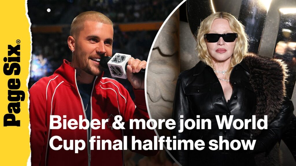 Justin Bieber joining Madonna, BTS and Shakira for 2026 FIFA World Cup final halftime show Justin Bieber joining Madonna, BTS and Shakira for 2026 FIFA World Cup final halftime show