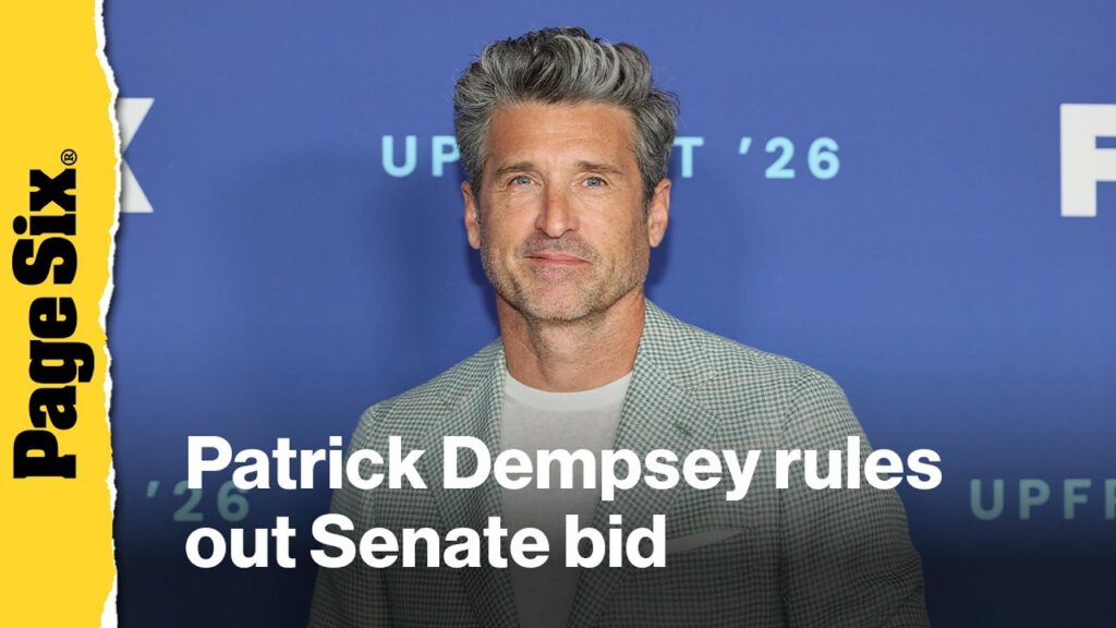 Patrick Dempsey rules out Senate bid amid calls for actor to replace Graham Platner Patrick Dempsey rules out Senate bid amid calls for actor to replace Graham Platner