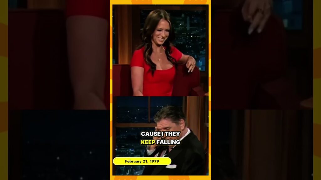 Jennifer Love Hewitt's AWKWARD Reaction to Craig Ferguson Staring at Her 😳#craigferguson