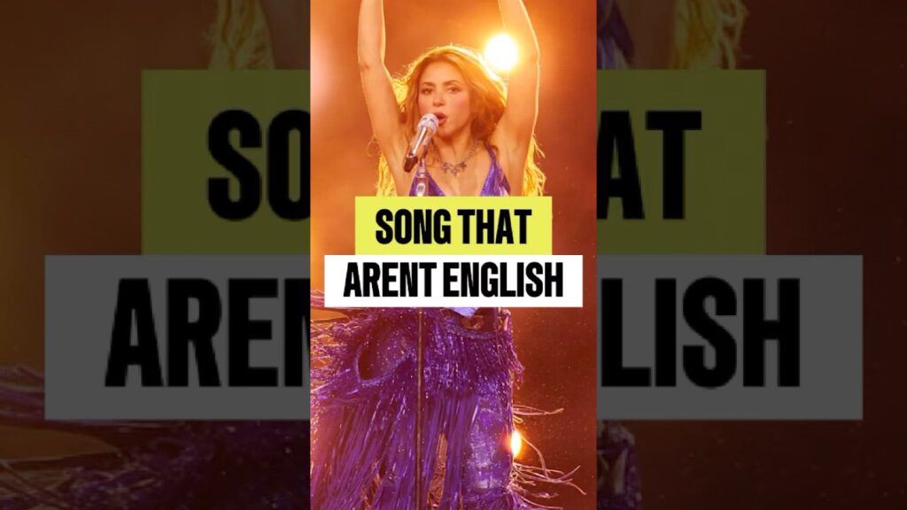 Songs That Weren't English At Frist #music #short #shakira #abba #song