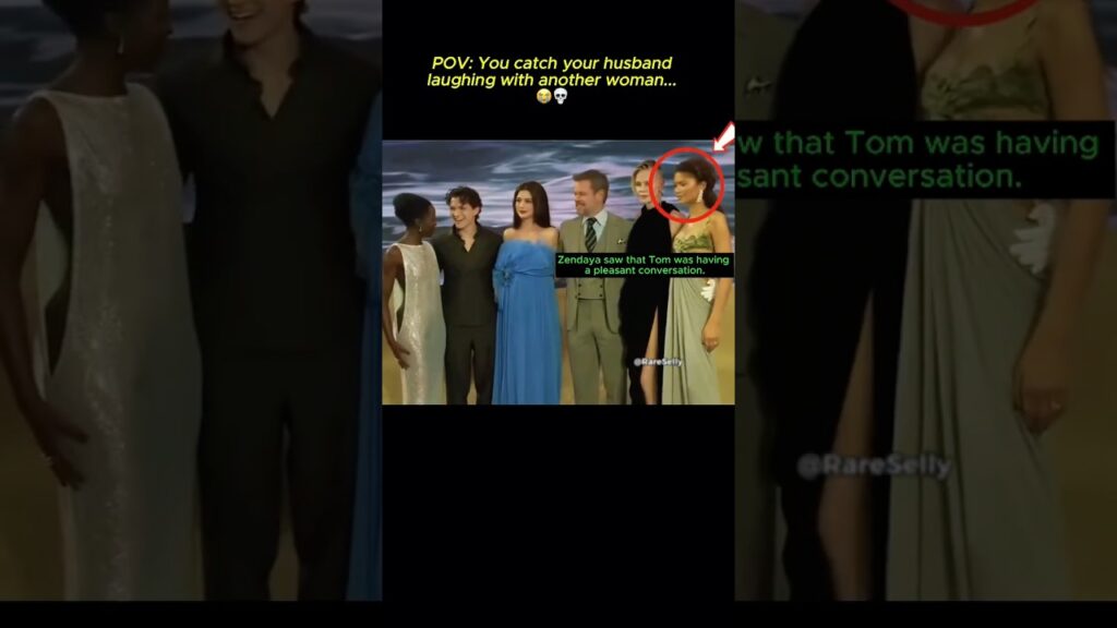 Tom Was Laughing..Then the Camera Cut to Zendaya. ðŸ˜ðŸ‘€#zendaya #tomholland #lupitanyongo Tom Was Laughing..Then the Camera Cut to Zendaya. ðŸ˜ðŸ‘€#zendaya #tomholland #lupitanyongo
