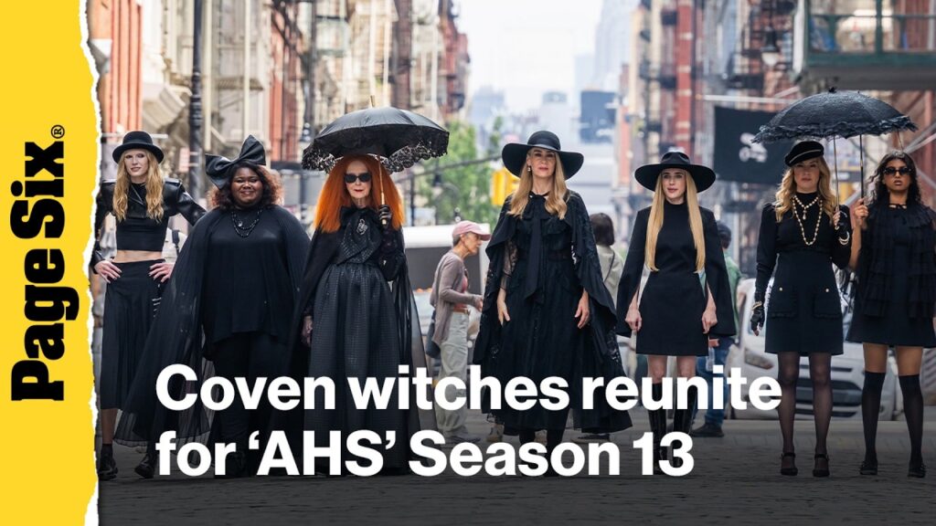 See first look of 'American Horror Story' Season 13 cast filming: Emma Roberts, Sarah Paulson, more