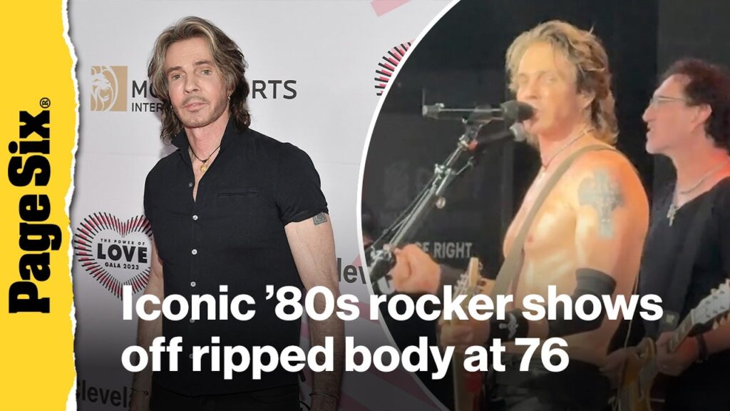 Iconic ’80s rocker shows off ripped body at 76 while performing shirtless Iconic '80s rocker shows off ripped body at 76 while performing shirtless