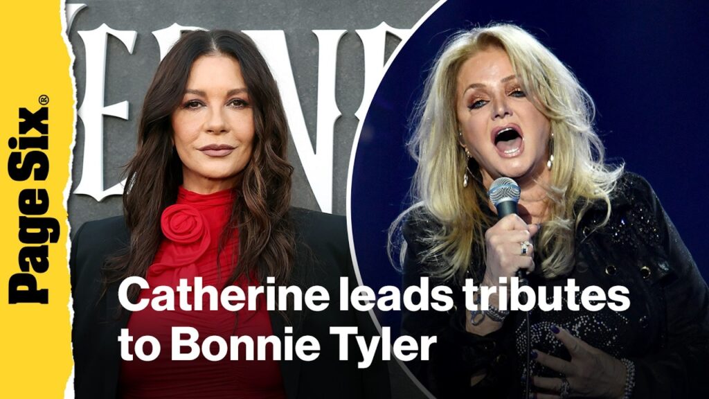 'Heartbroken' Catherine Zeta-Jones leads tributes to Bonnie Tyler