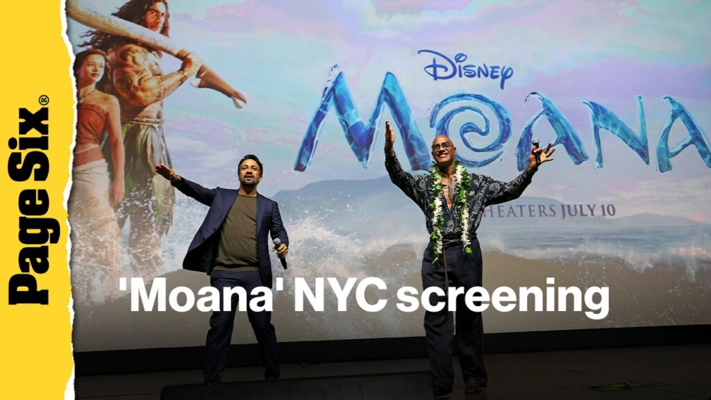 Dwayne ‘The Rock’ Johnson, Lin Manuel-Miranda and more attend the ‘Moana’ NYC screening Dwayne 'The Rock' Johnson, Lin Manuel-Miranda and more attend the 'Moana' NYC screening