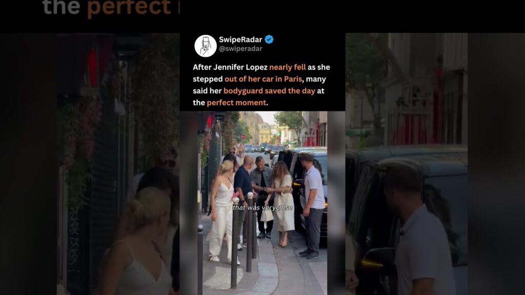 jennifer lopez’s near fall in paris before her bodyguard caught her goes viral 😭🫢 #jenniferlopez jennifer lopez’s near fall in paris before her bodyguard caught her goes viral 😭🫢 #jenniferlopez