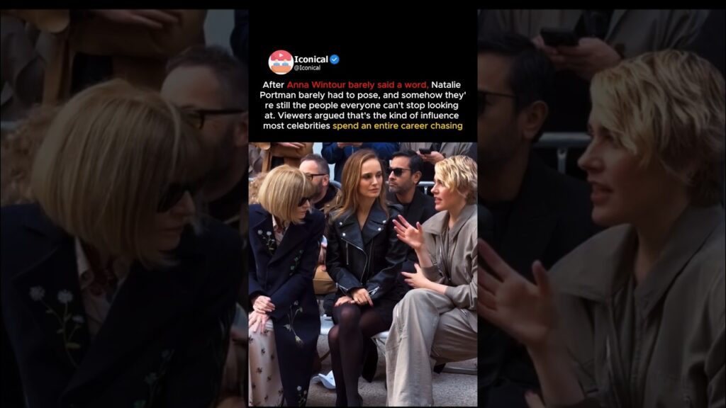 Anna Wintour and Natalie Portman Prove Real Influence Needs No Words #AnnaWintour Anna Wintour and Natalie Portman Prove Real Influence Needs No Words #AnnaWintour