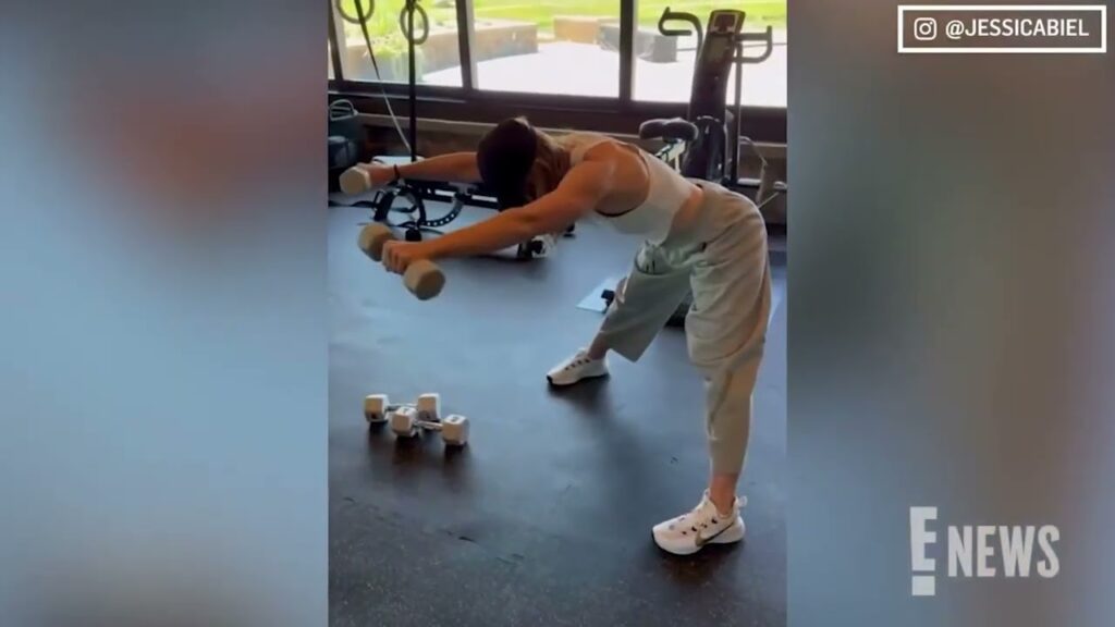 Justin Timberlake Hilariously Reacts to Jessica Biel's Intense Workout Video