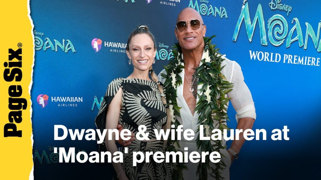 Dwayne 'The Rock' Johnson steps out for 'Moana' premiere in LA