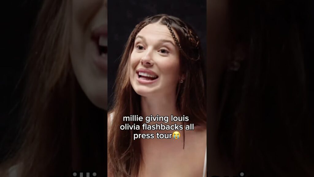 how louis partridge won over olivia rodrigo #oliviarodrigo #louispartridge #milliebobby