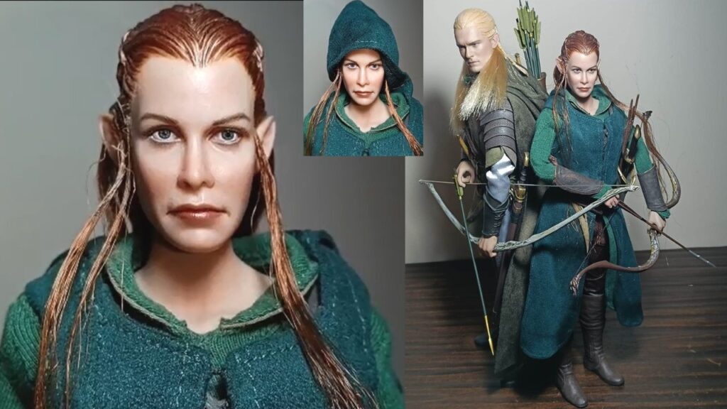 Elf Tauriel “Evangeline Lilly” The Hobbit Daughter Of Mirkwood 1/6 Figure (Asmus Toys) like Hot Toys Elf Tauriel "Evangeline Lilly" The Hobbit Daughter Of Mirkwood 1/6 Figure (Asmus Toys) like Hot Toys