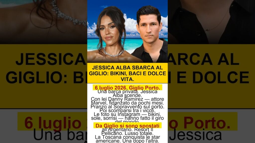 Jessica Alba In Bikini Isola Giglio