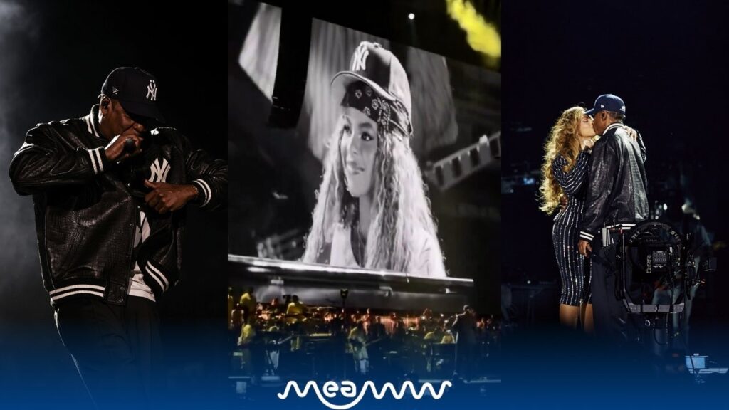 Jay-Z Stuns Fans as Beyoncé and Blue Ivy Deliver Surprise Performances at Anniversary Concert Jay-Z Stuns Fans as Beyoncé and Blue Ivy Deliver Surprise Performances at Anniversary Concert