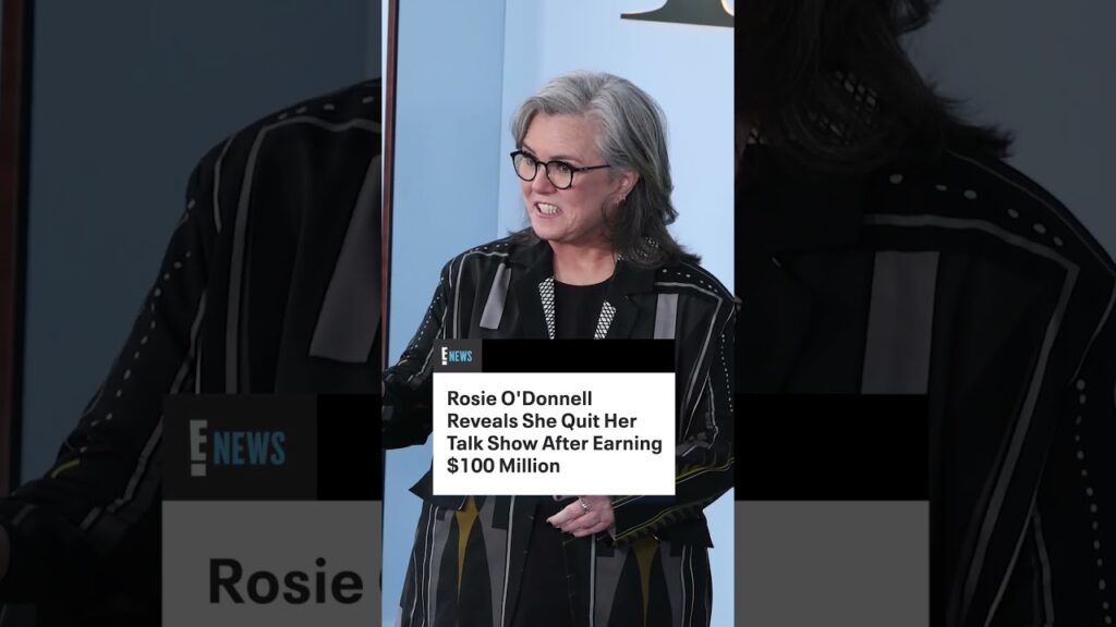 Rosie O’Donnell revealed she quit her talk show after realizing she’d earned $100 million. Rosie O'Donnell revealed she quit her talk show after realizing she’d earned $100 million.